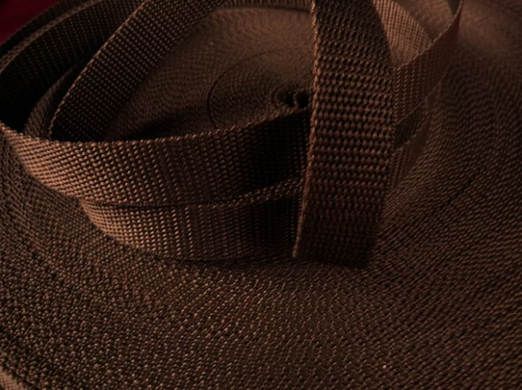 Hnědý popruh 5 cm Paradise Collar