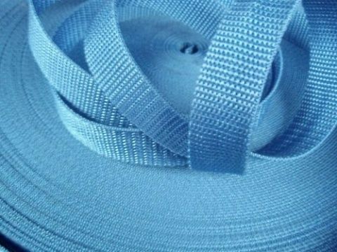 Světle modrý popruh 2,5 cm Paradise Collar